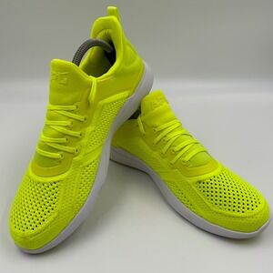 APL TechLoom Tracer Neon Yellow Training Shoes Womens 9 Running Sneakers 0421XC